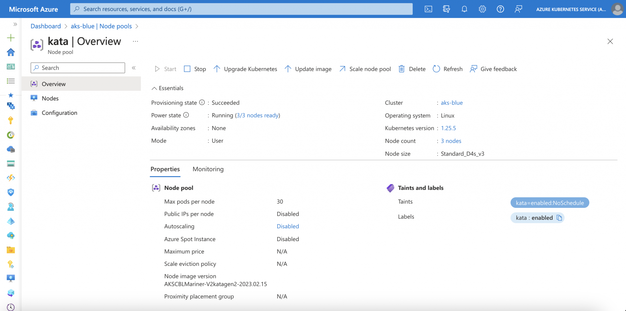 Using Kata Containers on Azure Service for sandboxing