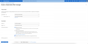 Azure Kubernetes Fleet Manager - Azure portal