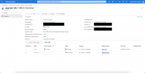 Azure Kubernetes Fleet Manager update run - Azure portal