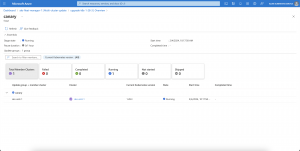 Azure Kubernetes Fleet Manager update run - Azure portal