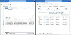 Azure portal Log Analytics workspace and Microsoft Defender for Cloud