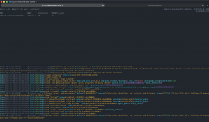 Terminal - Cast Off Update Run